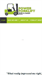 Mobile Screenshot of powerforklift.co.za
